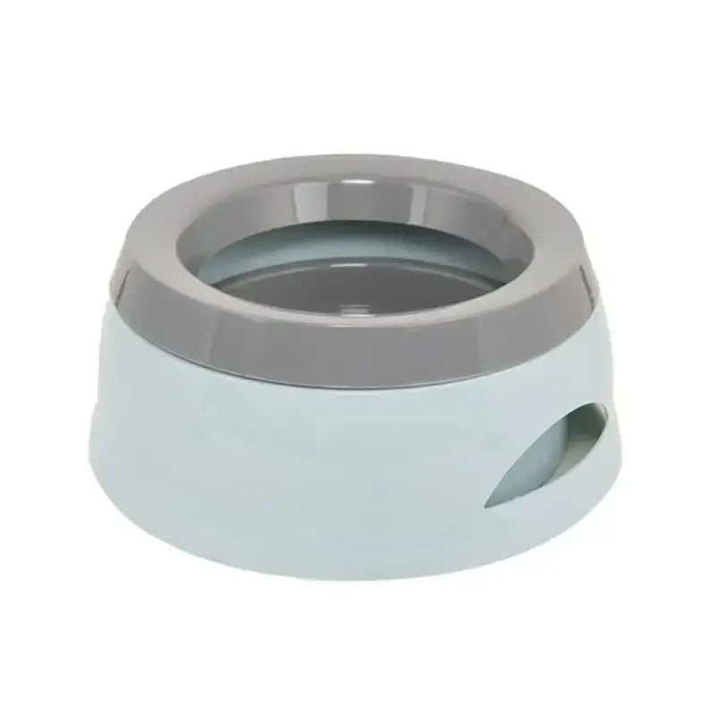 No Spill Pet Water Bowl - Non-Drip Slow Feeder for Dogs and Cats.