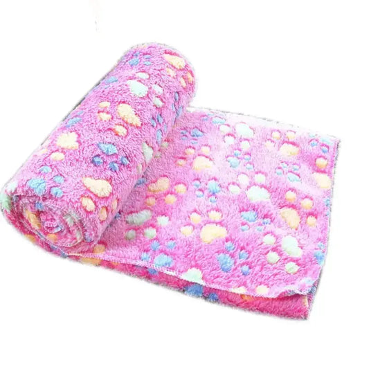 Warm Fleece Pet Blanket for Dog or Cat.