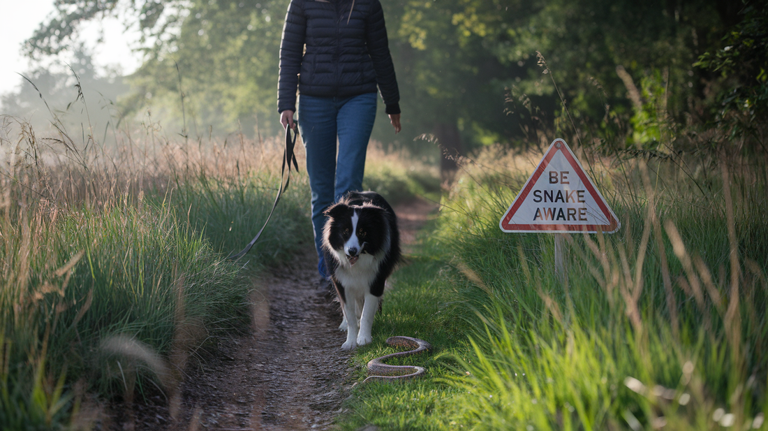 Dog walks and snakes in the UK