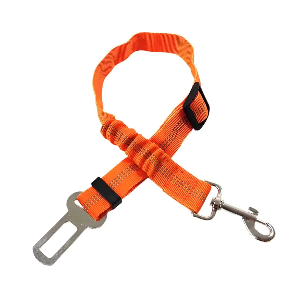 Adjustable Dog Car Seat Belt Harness with Cushioning Elasticity