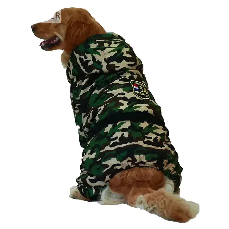Camouflage Dog Jumpsuit Hoodie