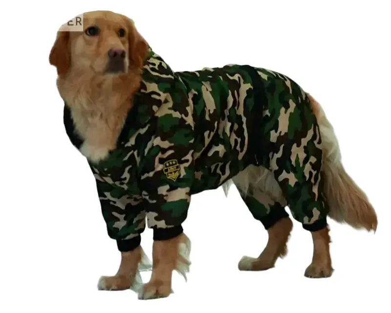 Camouflage Dog Jumpsuit Hoodie