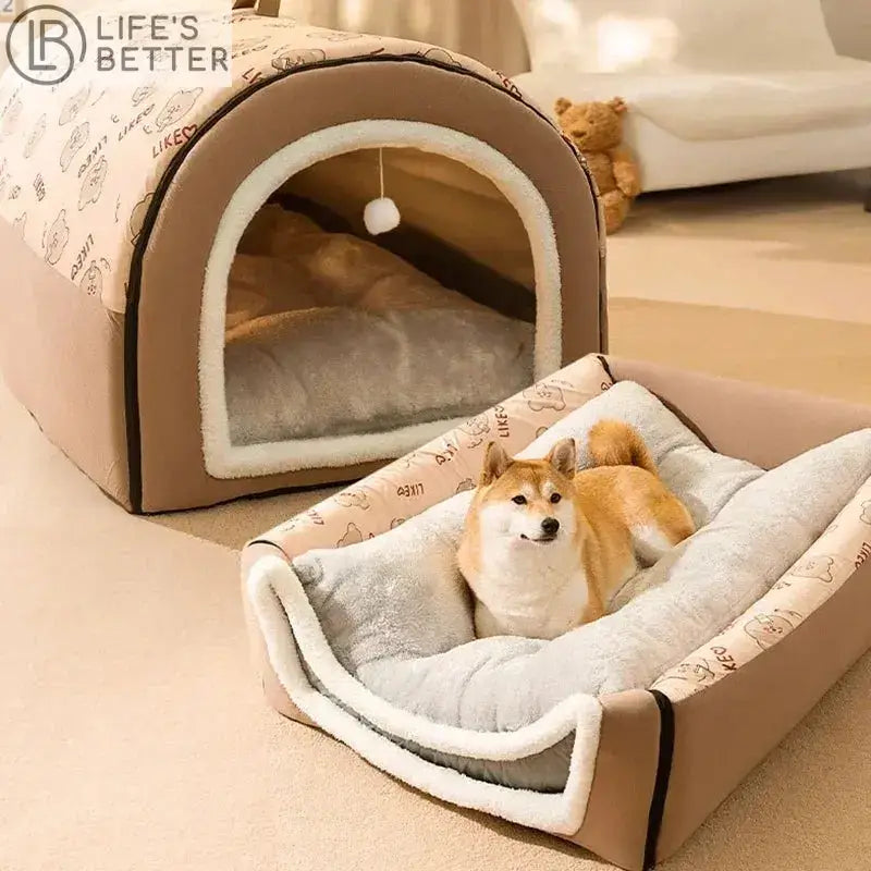 Cosy Indoor Kennel Dog Bed - Ideal for Medium to Large Dogs Life’s Better Ltd