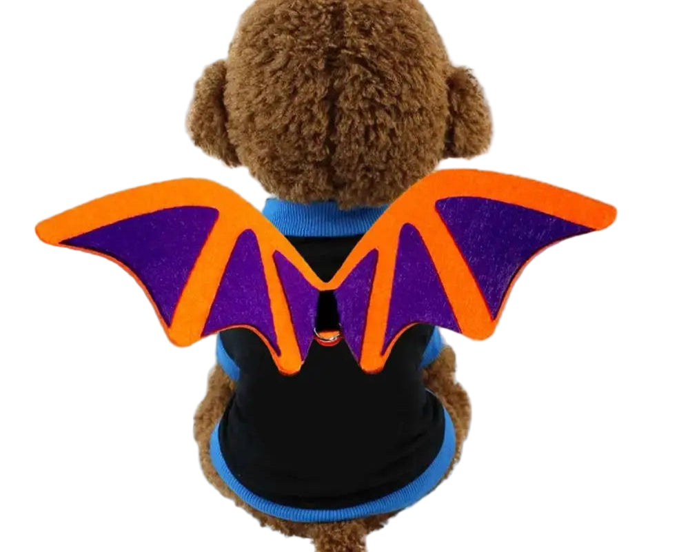 Dog - Cat  Bat Wing Halloween Costume.