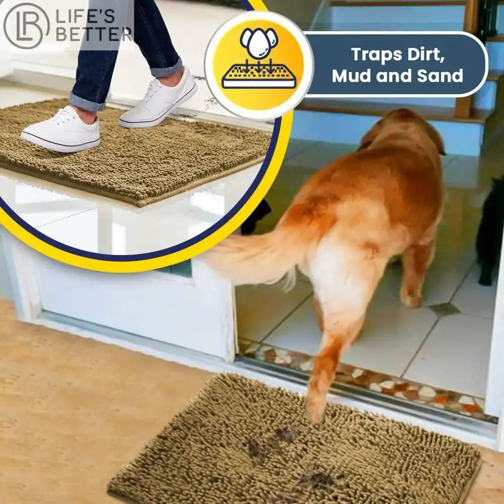 Dog Door Mud Mat: Your Pet's Paw-fect Entryway Companion Life’s Better Ltd