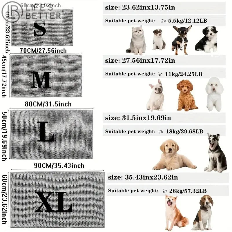 Dog Mud Mat: Your Pet's Paw-fect Clean Solution Life’s Better Ltd