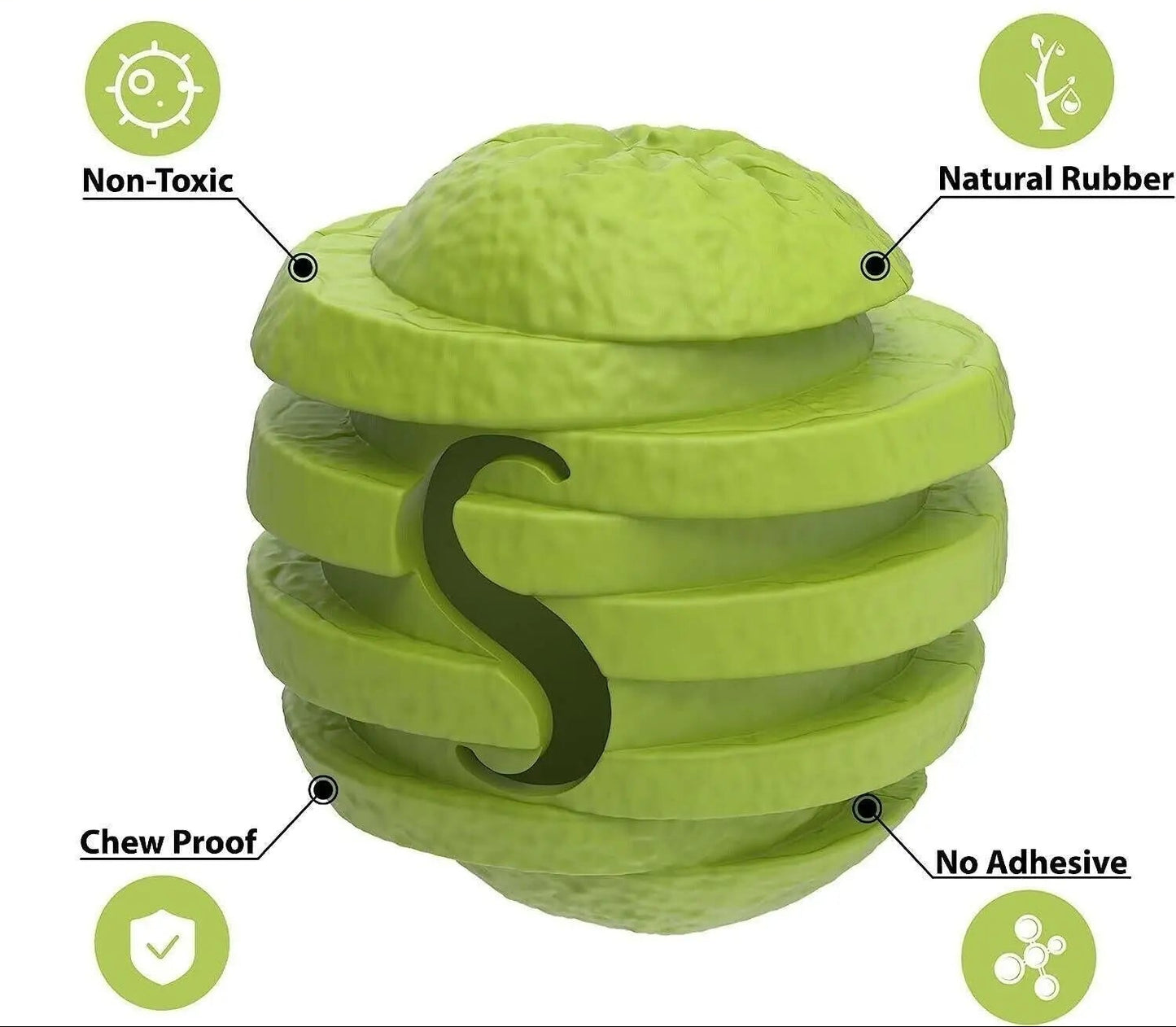 Indestructible Dog Chew Toy and Treat Dispenser.