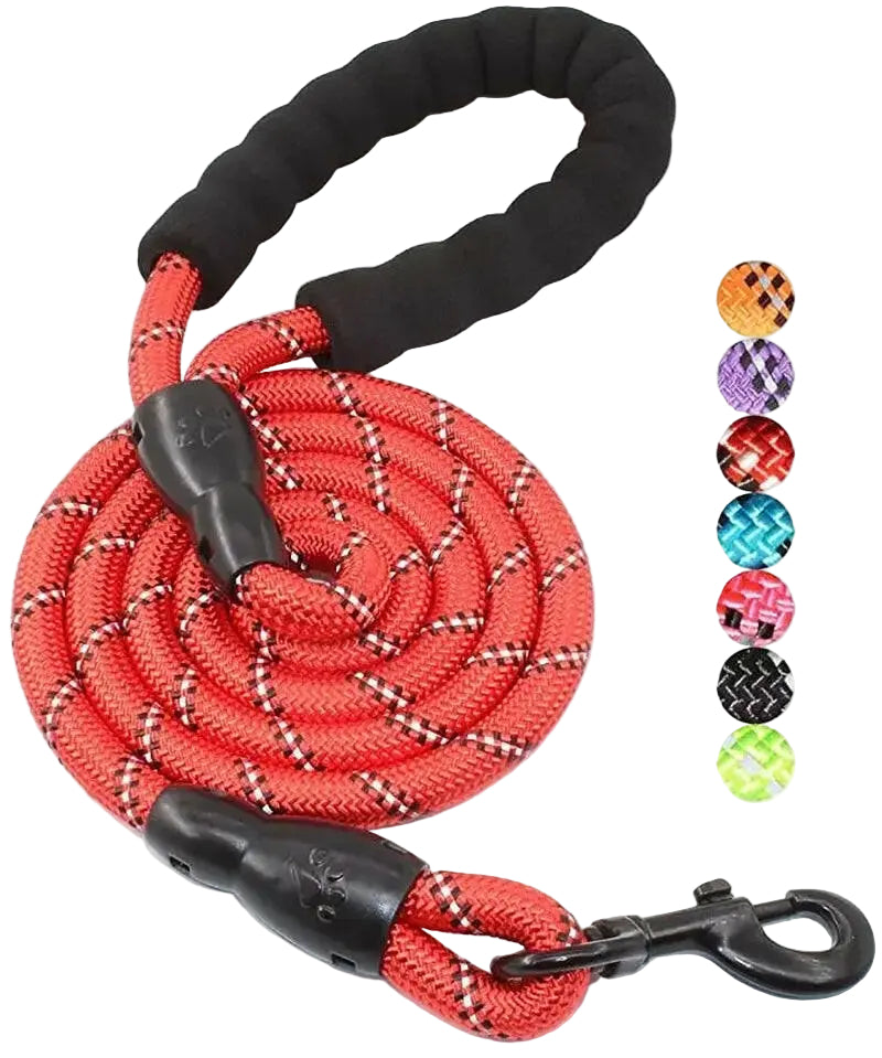 Heavy Duty Reflective Rope Dog Lead.