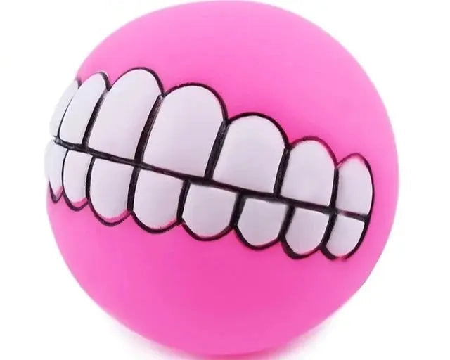 Pet Ball Teeth Silicon Dog Chew Toy.