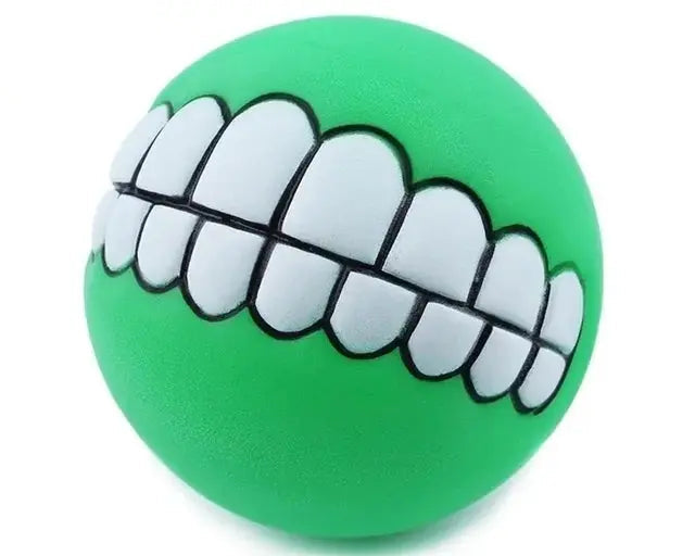 Pet Ball Teeth Silicon Dog Chew Toy.