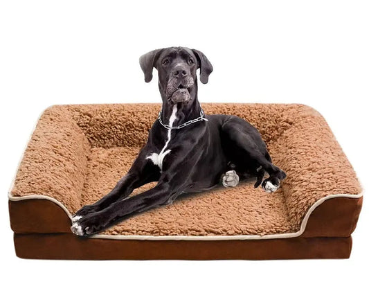 Plush Dog Bed For All Sizes Removable Cover Cleaning