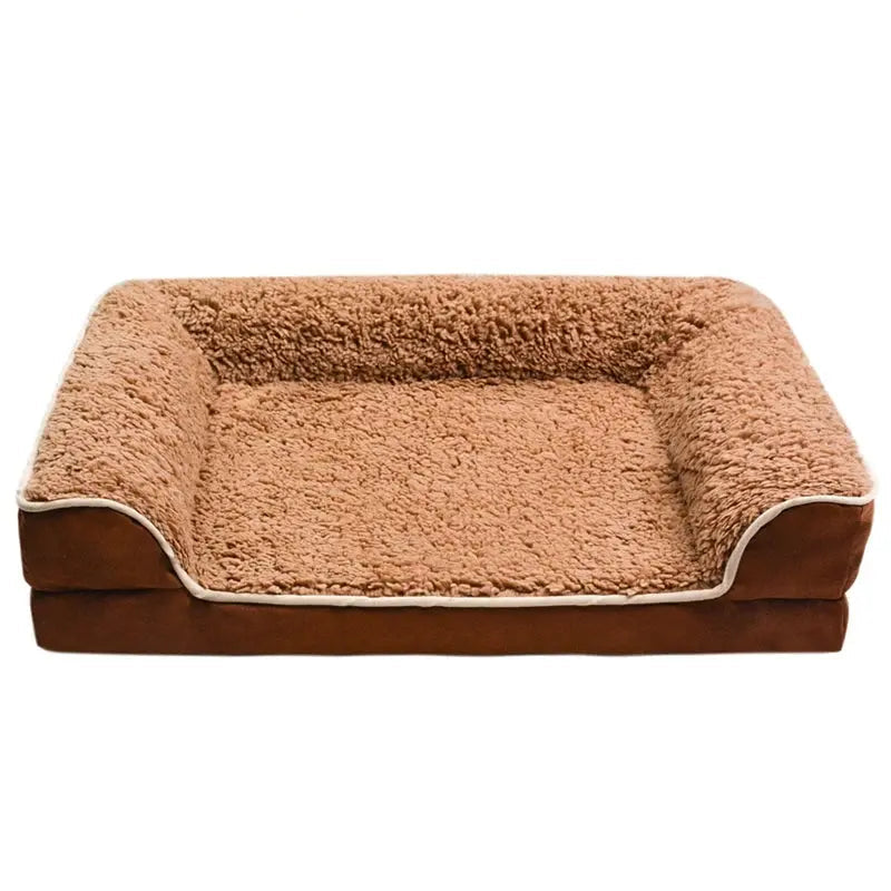 Plush Dog Bed For All Sizes Removable Cover Cleaning