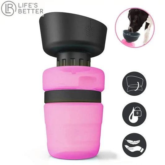Portable Pet Water Bottle 500ml Dog Hydration On-the-Go