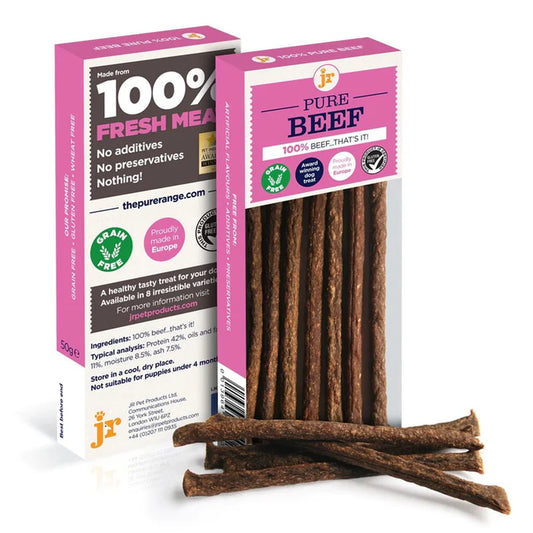 JR Pet Products Pure Beef Meat Sticks for Dogs