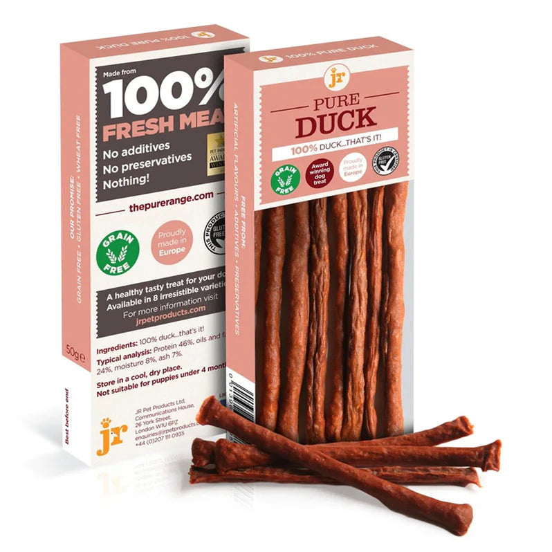 JR Pet Products Pure Duck Meat Sticks for Dogs