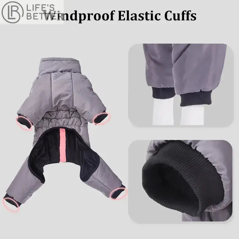 Reflective Waterproof Dog Padded Coat