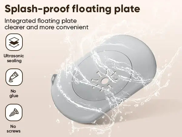 No Spill Dog Water Bowl Large Capacity Anti-Splash Design