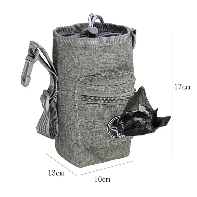 Dog Treat Bag with poo bag dispensernd