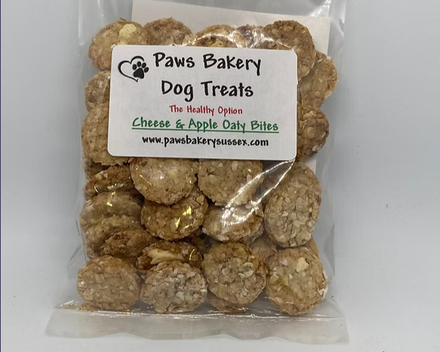 Paws Bakery Cheese & Apple Oaty Bites Wheat Free Dog Treats