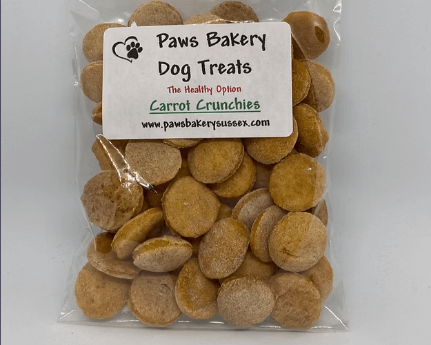 Paws Bakery Carrot Crunchies