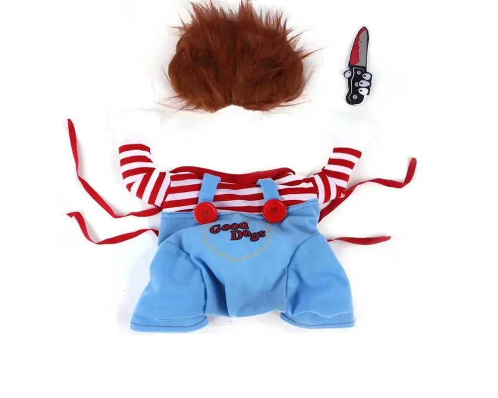 Spooky Deadly Doll Outfit -  Chucky Costume.