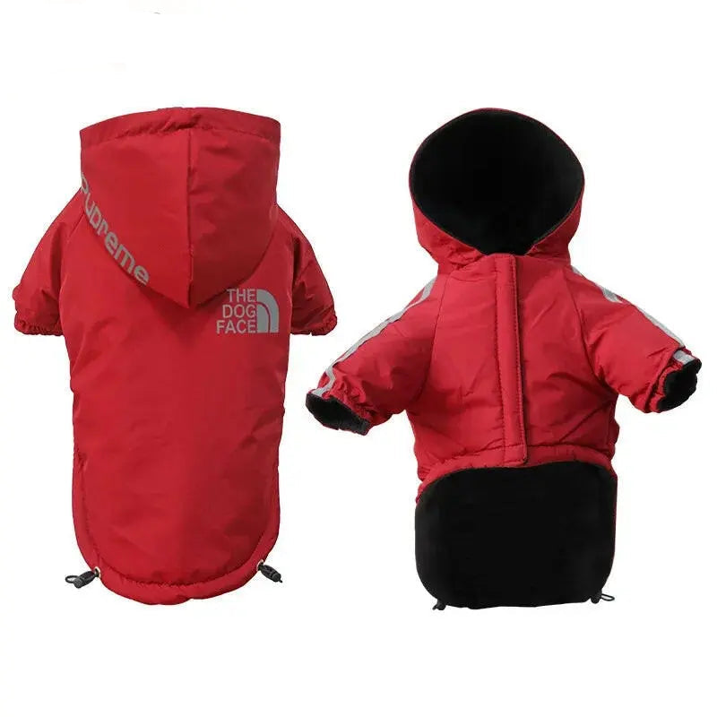 Waterproof Reflective Premium Fleece Lined  Dog Jacket Coat –.