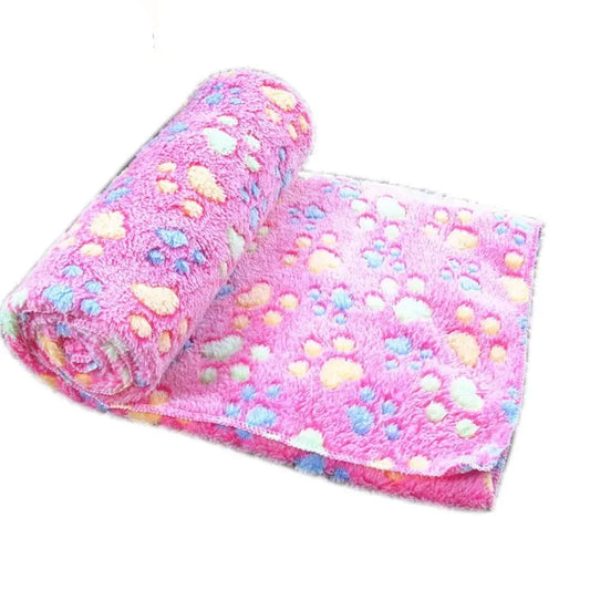 Warm Fleece Pet Blanket for Dog or Cat.