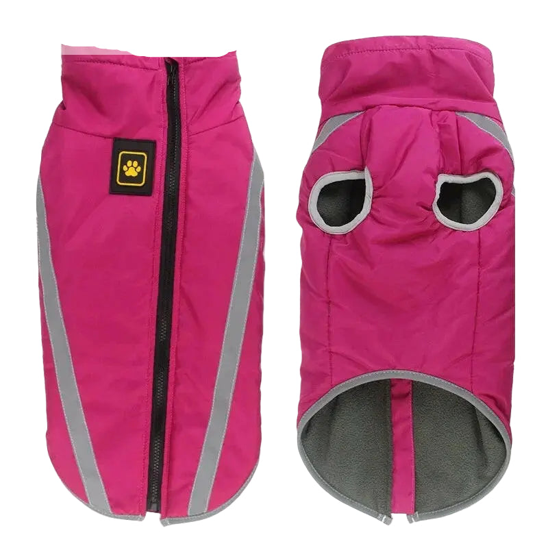 Big Dog Waterproof Reflective Dog Jacket.