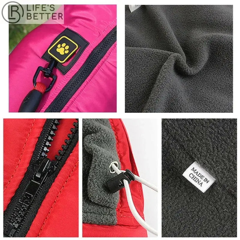 Big Dog Waterproof Reflective Dog Jacket.