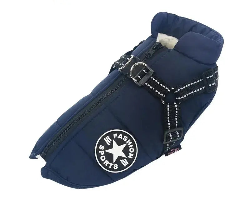 Waterproof Dog Coat & Harness.