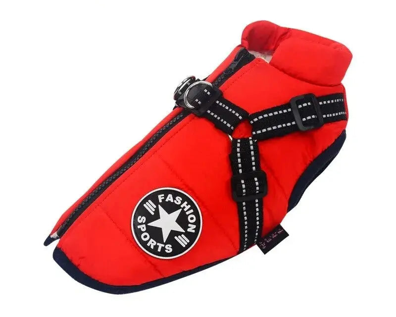 Waterproof Dog Coat & Harness.