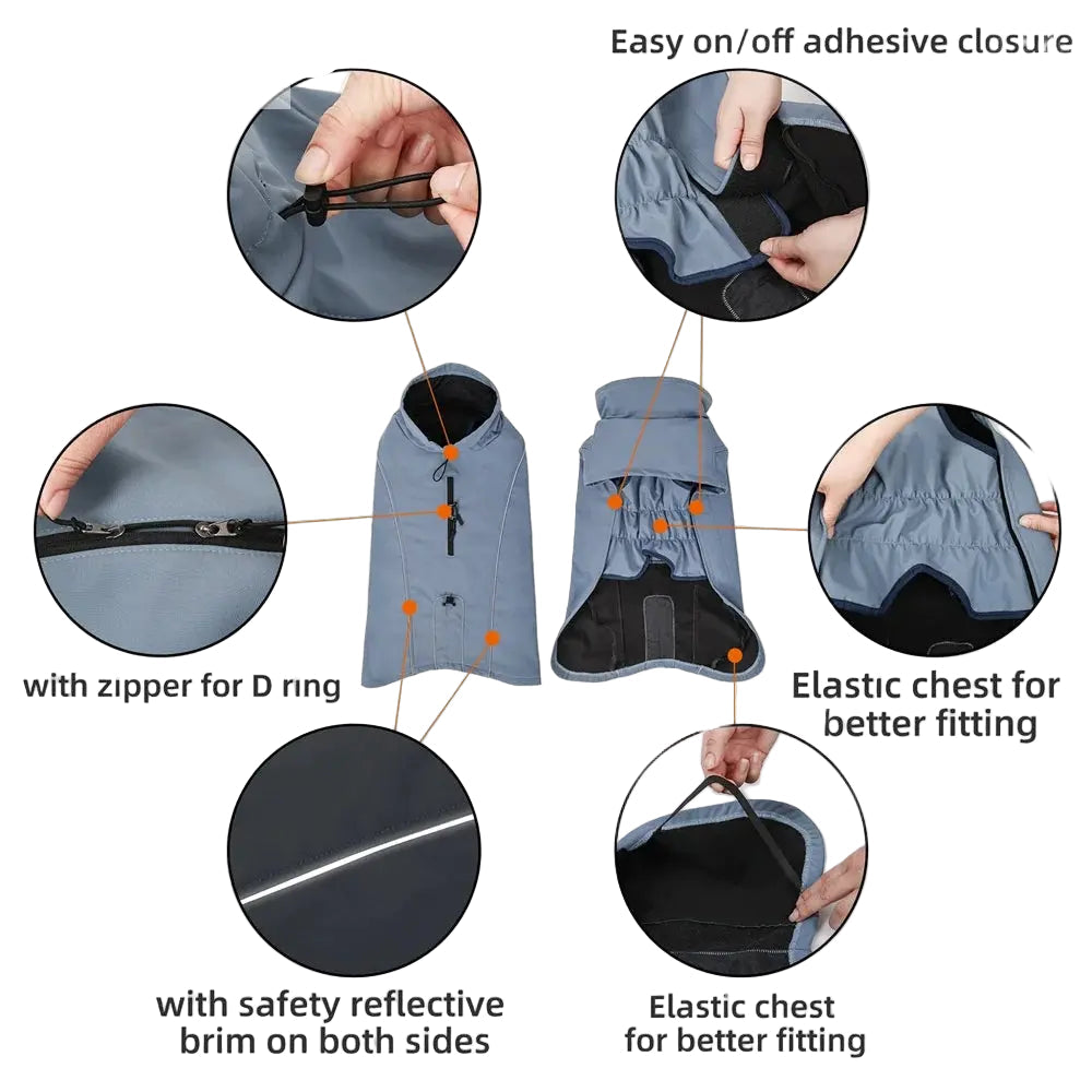 Waterproof Dog Jacket Comfort