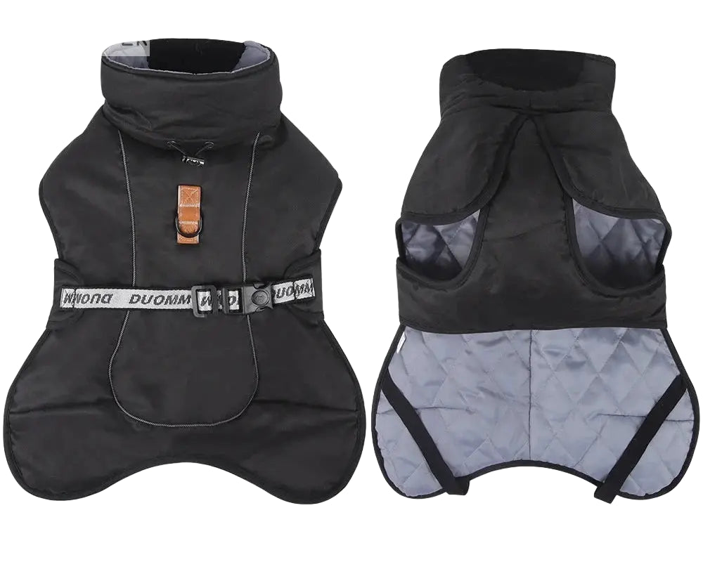 Stylish with Our Windproof Winter Dog Coat.