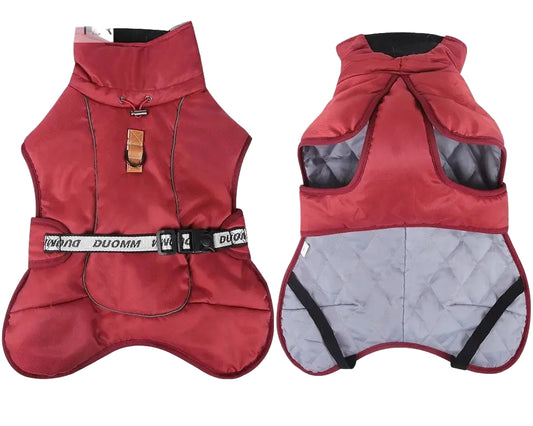 Stylish with Our Windproof Winter Dog Coat.